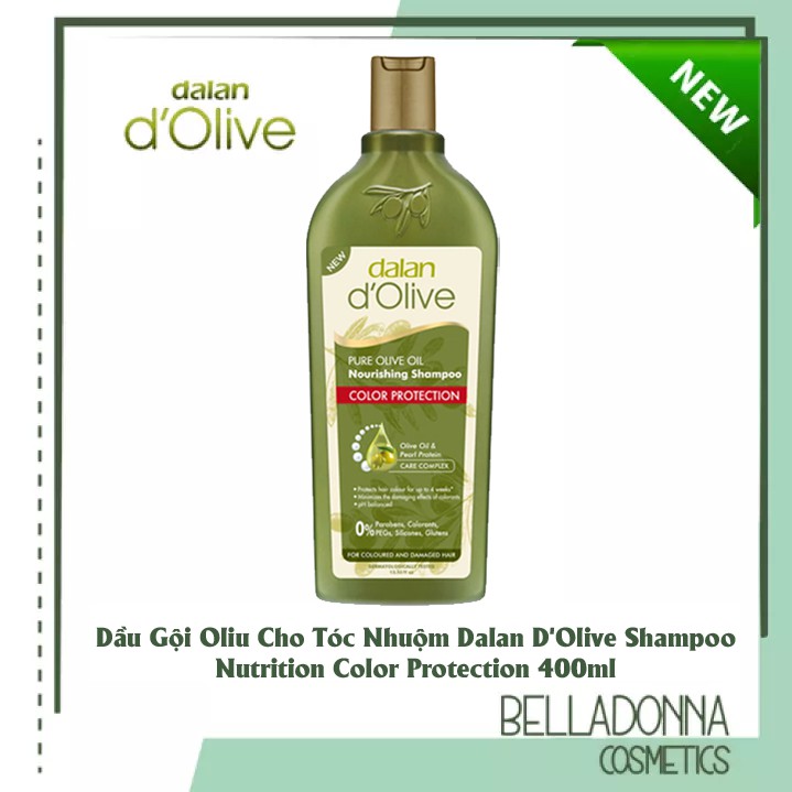 [CHÍNH HÃNG] Dầu Gội Olive Dalan D'Olive Shampoo Nutrition 400ml