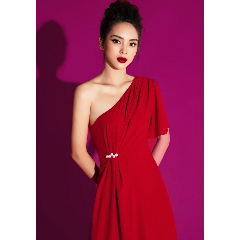 Đầm váy thun suông lệch vai - hở vai sang trọng (có nhiều size)