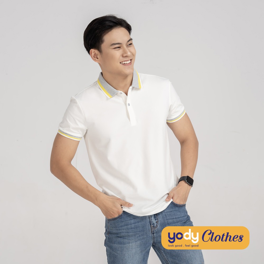 [Mã WABRYD221 giảm 10% đơn 250K] Áo thun polo nam YODY vải mắt chim cổ bẻ tay ngắn cotton mềm mại co giãn tốt APM3639 | BigBuy360 - bigbuy360.vn
