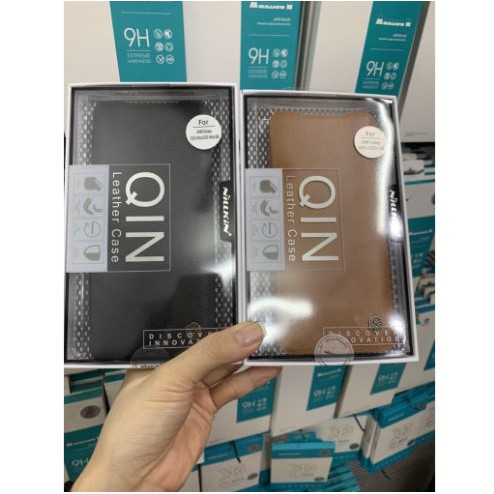 Bao da Nillkin Samsung S20 Ultra Chính hãng QIN Có khe cài thẻ