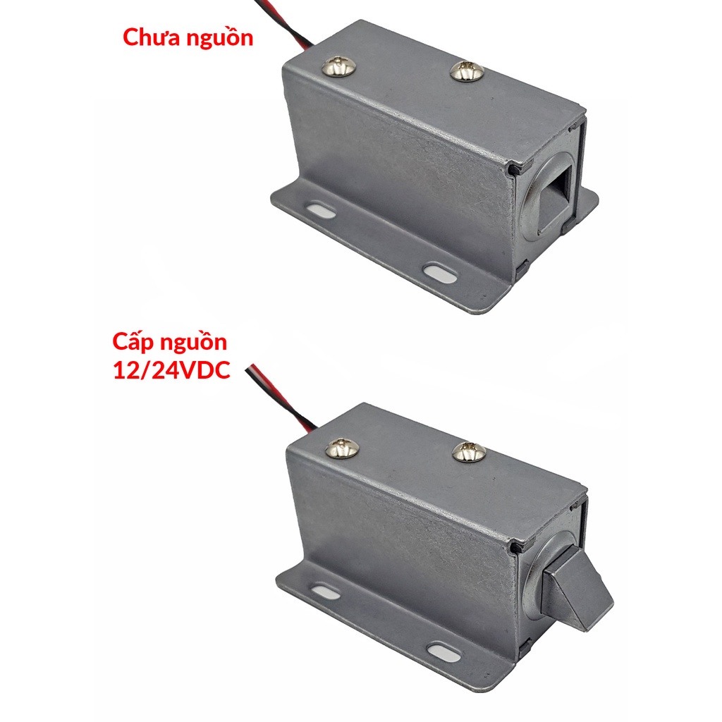 Khóa Chốt Điện Từ LY-01 12VDC 24VDC
