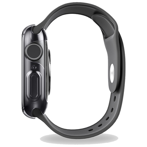 Ốp UNIQ Garde Hybrid trong suốt kèm kính cường lực dành cho Apple Watch Series 6/5/4/ SE size 40 va 44mm