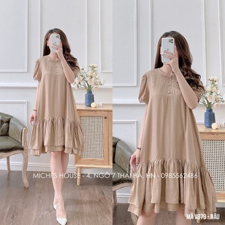 [V879] VÁY ĐUÔI CÁ CỔ LI