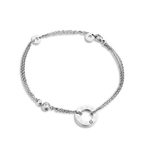 Lắc chân nữ titan thời trang Cartier màu trắng