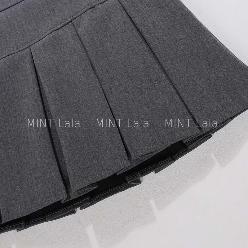 Chân Váy Xếp Li To Thời Trang Hàn Quốc Dáng Xoè Ngắn Cá Tính