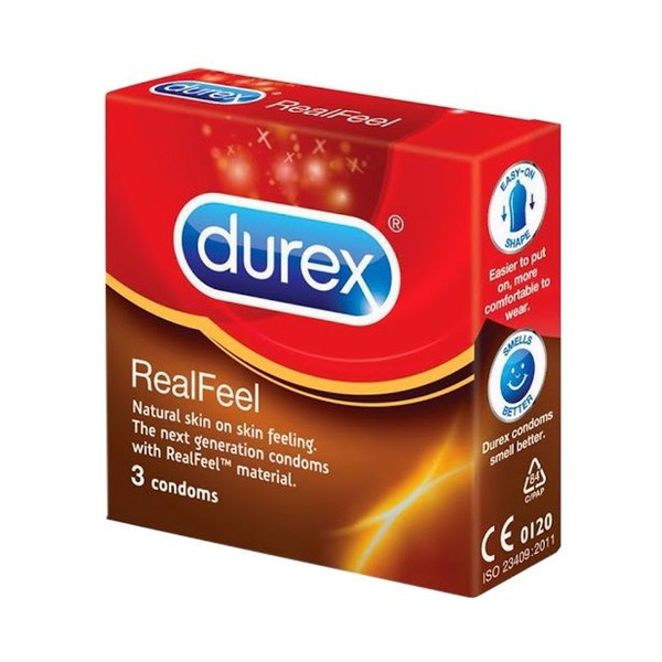 Bao cao su Durex Real Feel Hộp 3 chiếc - BigBull Shop