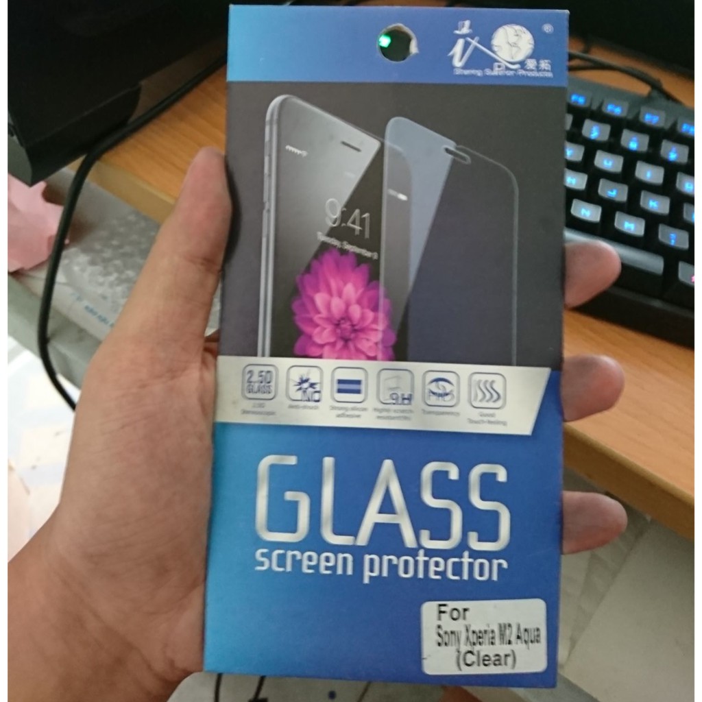 Kính cường lực Sony M2 Aqua