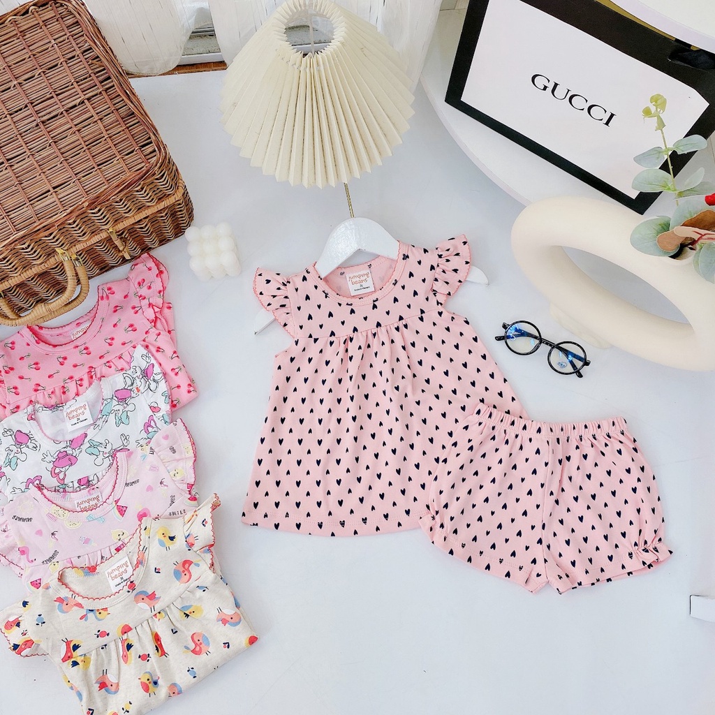 XẢ HÀNG HÈ ✓8-18kg✓ Bộ hè bé gái xuất nhật 3-7y mẫu mới 2023 BẢNG MÀU 1