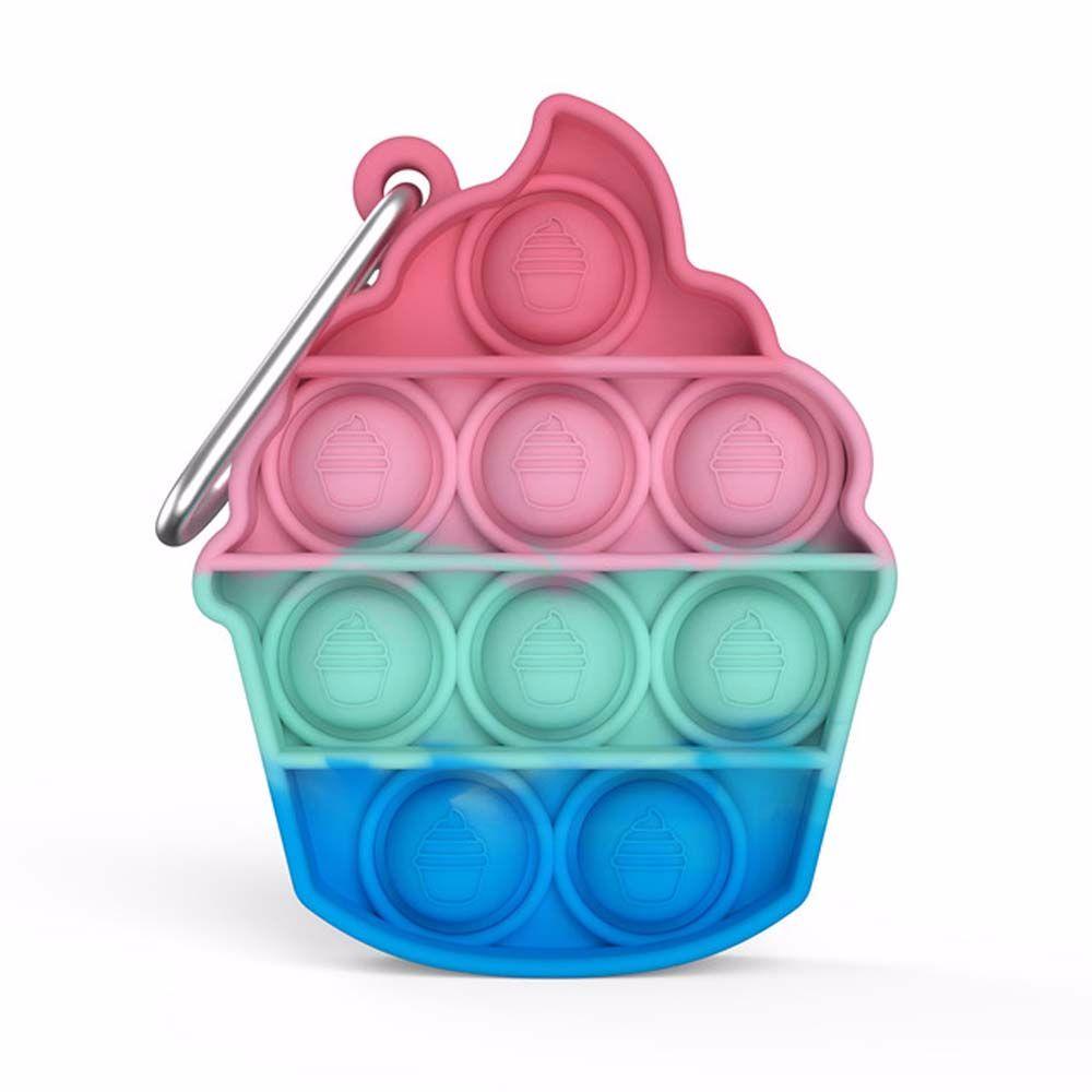 Móc Khóa Hình Kỳ Lân / Dứa Mini Dễ Thương Giúp Giảm Căng Thẳng