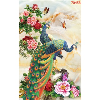 Tranh khổ dọc hoa 3D trang trí nhà