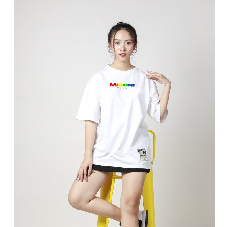 Áo phông unisex Nam Nữ thun tay lỡ Form Rộng In Nổi 7 Màu Local Brand Chính hãng M STUDIO