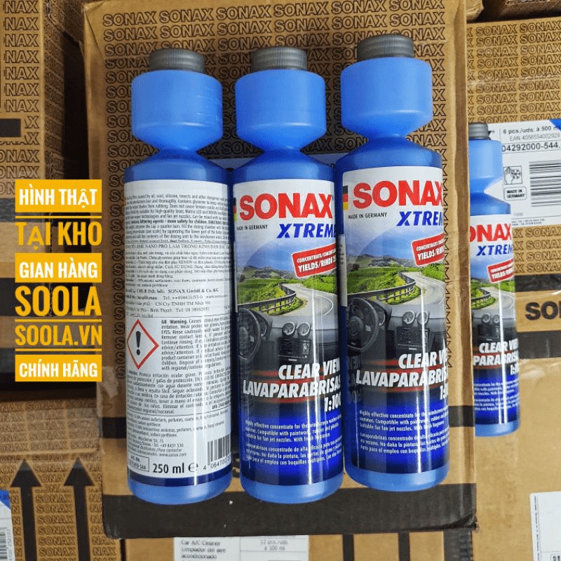 Nước rửa kính xe ô tô dạng châm Sonax Xtreme Clear View 250ml 271141