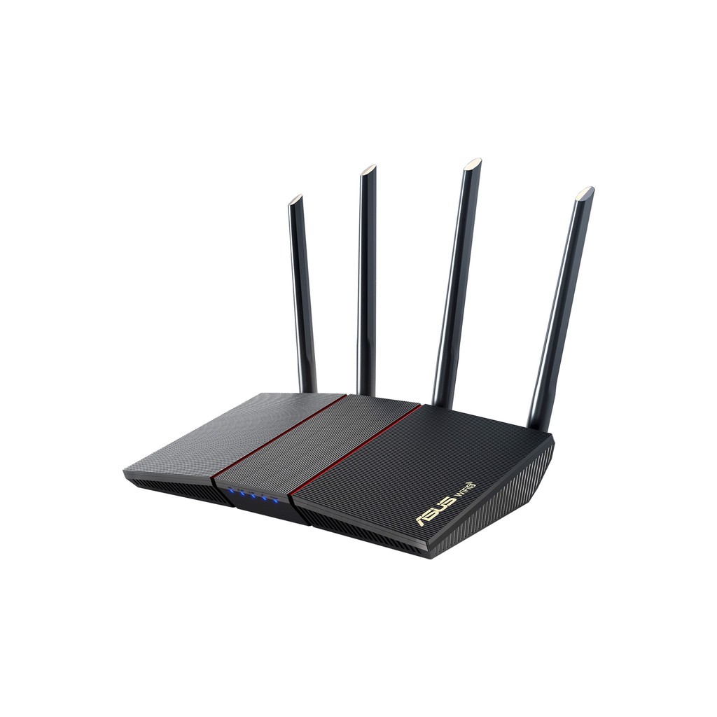 Router ASUS RT-AX55 Gaming, Wifi AX1800 2 băng tần, Wifi 6 (802.11ax), AiMesh WIFI Mesh, MU-MIMO,