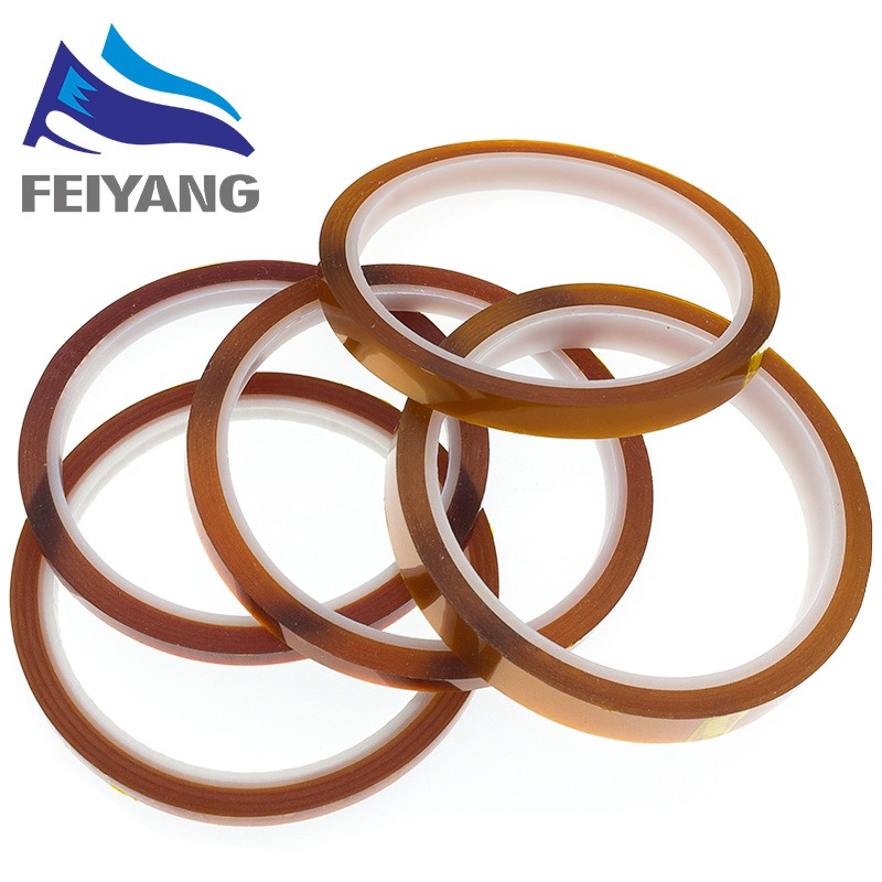 Băng keo cách điện, chịu nhiệt cao 400-500 độ chuyên dán đầu pin cách nhiệt cách điện,băng keo polyimide, Kapton