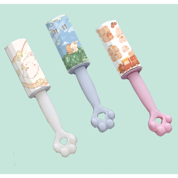 Lô cuộn ngựa thần LCL1 hút lông tóc vết bẩn lăn bụi gấu brown molang pusheen 3ae gấu tonton khủng long hổ mập cherie