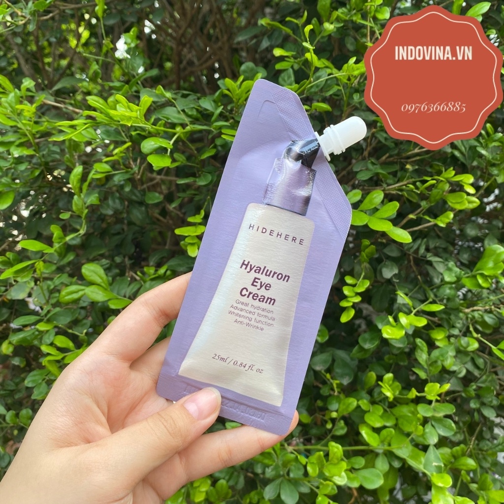 Kem Chống Nhăn Vùng Mắt 💓Mỹ Phẩm Hàn Quốc HIDEHERE Hyaluron Eye Cream Giúp Da Căng Mọng Tự Nhiên Siêu Cấp Ẩm An Toàn | BigBuy360 - bigbuy360.vn