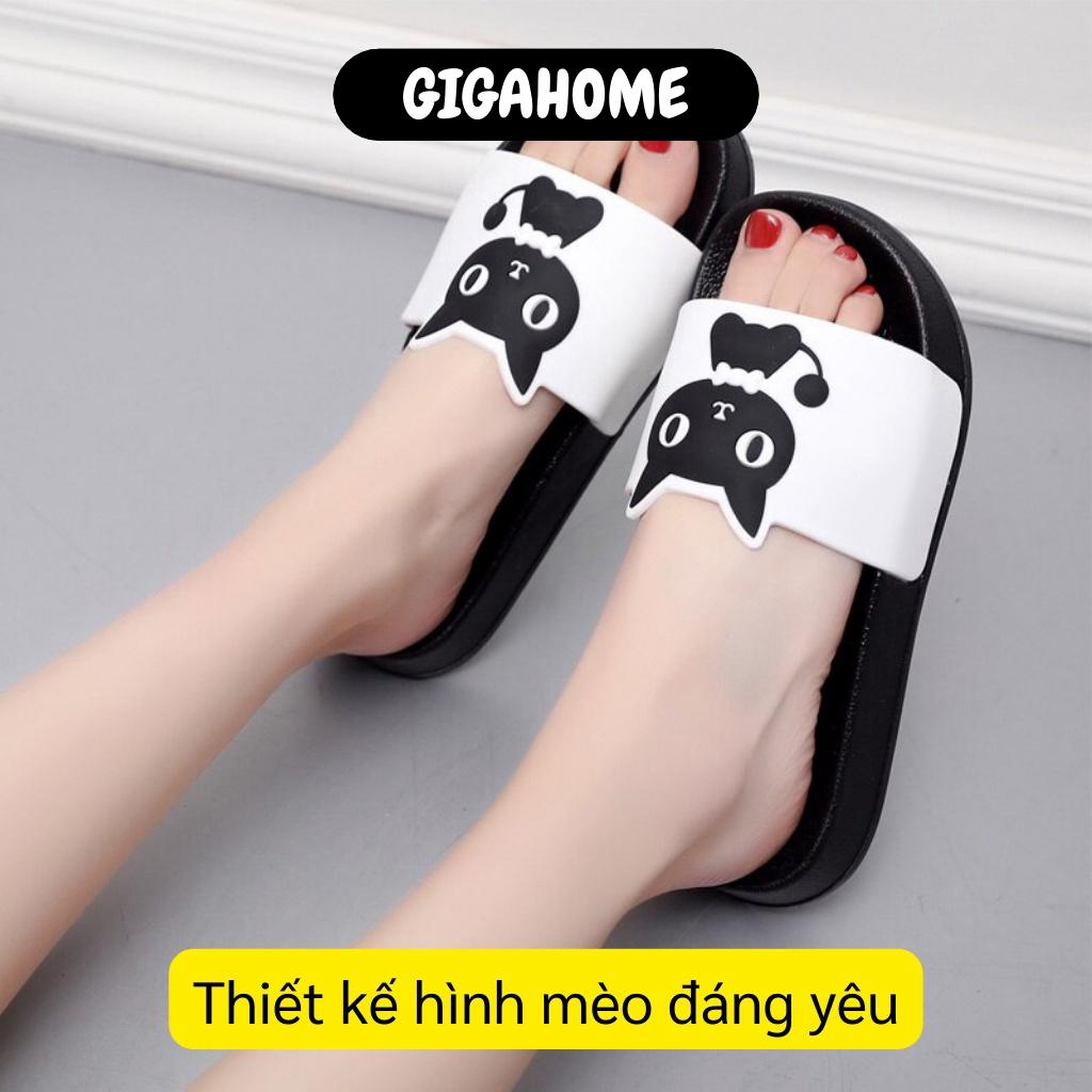 [FREESHIP] Dép mang trong nhà hình chú mèo đeo nơ không thấm nước 7792