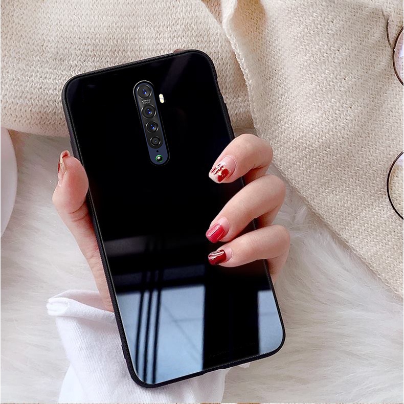 Ốp Lưng OPPO RENO, RENO 2F, RENO 2 Mặt kính gương sáng bóng cao cấp
