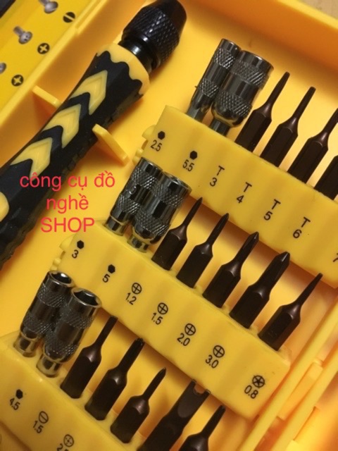 Bộ tua vít sửa chữa điện thoại,máy ảnh 38 món SHE.K