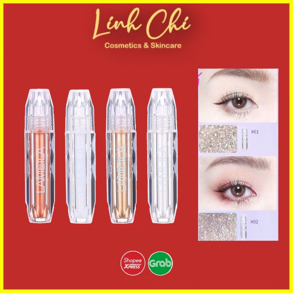 Phấn Mắt Dạng Lỏng Ánh Ngọc Trai Lấp Lánh Lameila