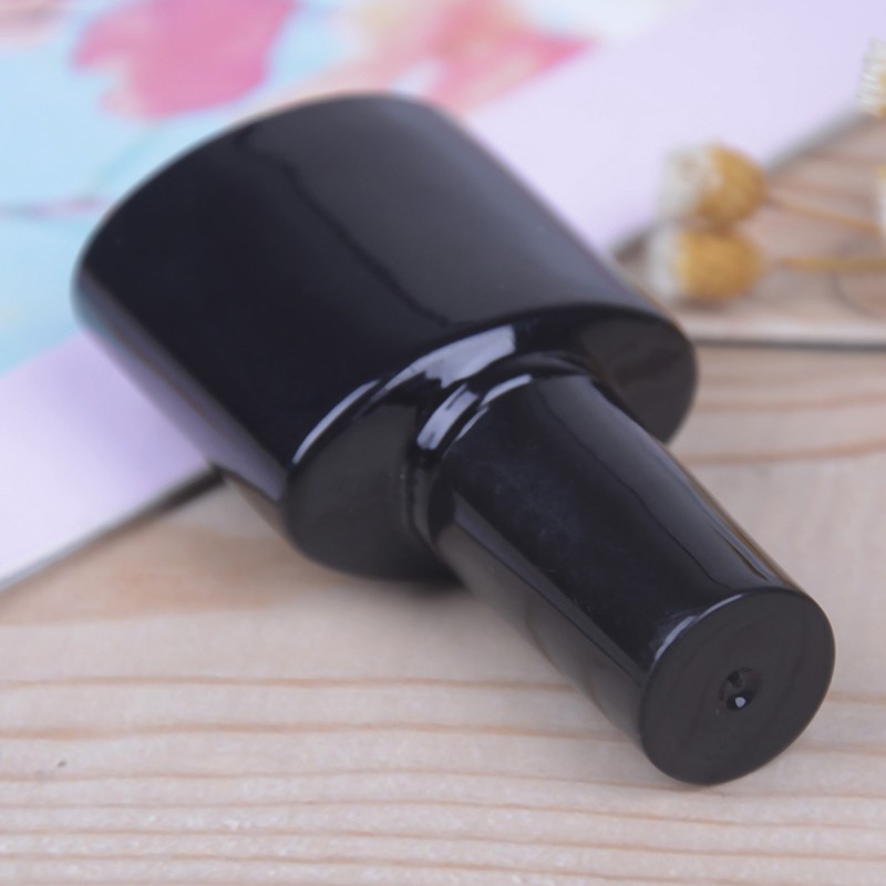 Lọ Sơn Móng Tay Bằng Thủy Tinh Màu Đen Dung Tích 10ml