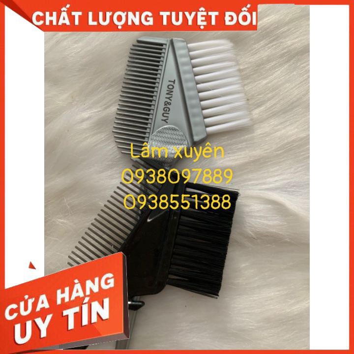 Lược nhuộm tóc, chổi nhuộm tóc 2 đầu ✨FREESHIP✨ bản lớn, nhựa kháng hóa chất, giá sỉ cho tiệm tóc salon