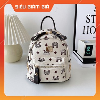 Balo thời trang nữ mini nhỏ gọn hoạ tiết đi chơi t023