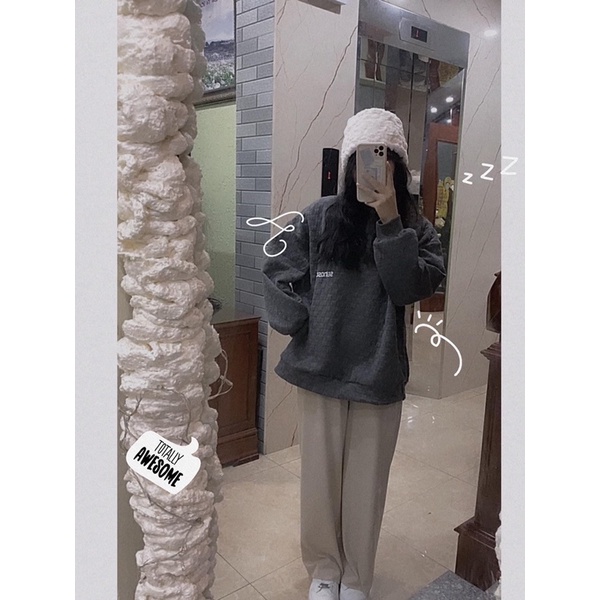Áo   SWEATER dài tay chất siêu dày dặn kèm ảnh thật A06