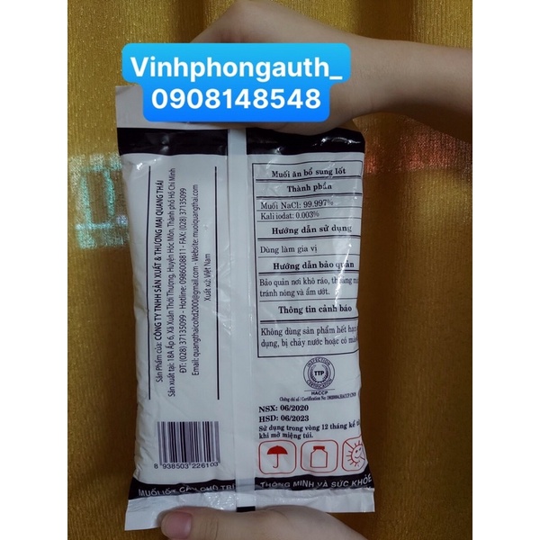 Muối tinh iot thành phố 500gr