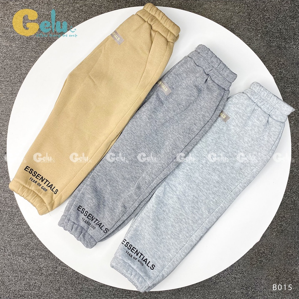 Bộ quần áo thu đông cho bé, Đồ bộ thu đông essential cho bé - Gelu kids-GLB013