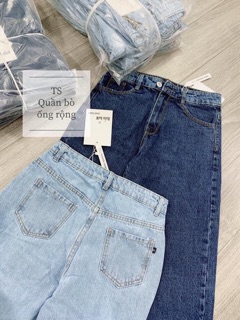 QUẦN BÒ ỐNG RỘNG CẠP CAO