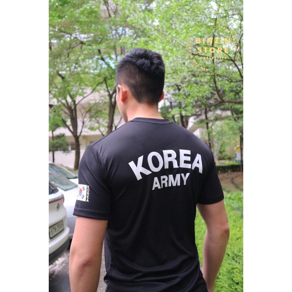 Áo Thun Nam KOLON Sport Korea Army Xuất Hàn Cao Cấp. Cắt lazer Nghìn Lỗ. Công Nghệ  Siêu Thoáng Mát
