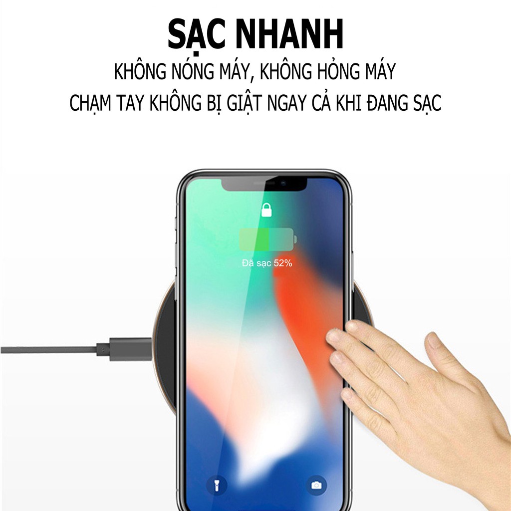 [MUA KÈM AIRPOD CHỈ 9K] Sạc Không Dây Apple MNI Cho iPhone 12 Và Các Dòng Máy Hỗ Trợ Sạc Không Dây Chuẩn Qi