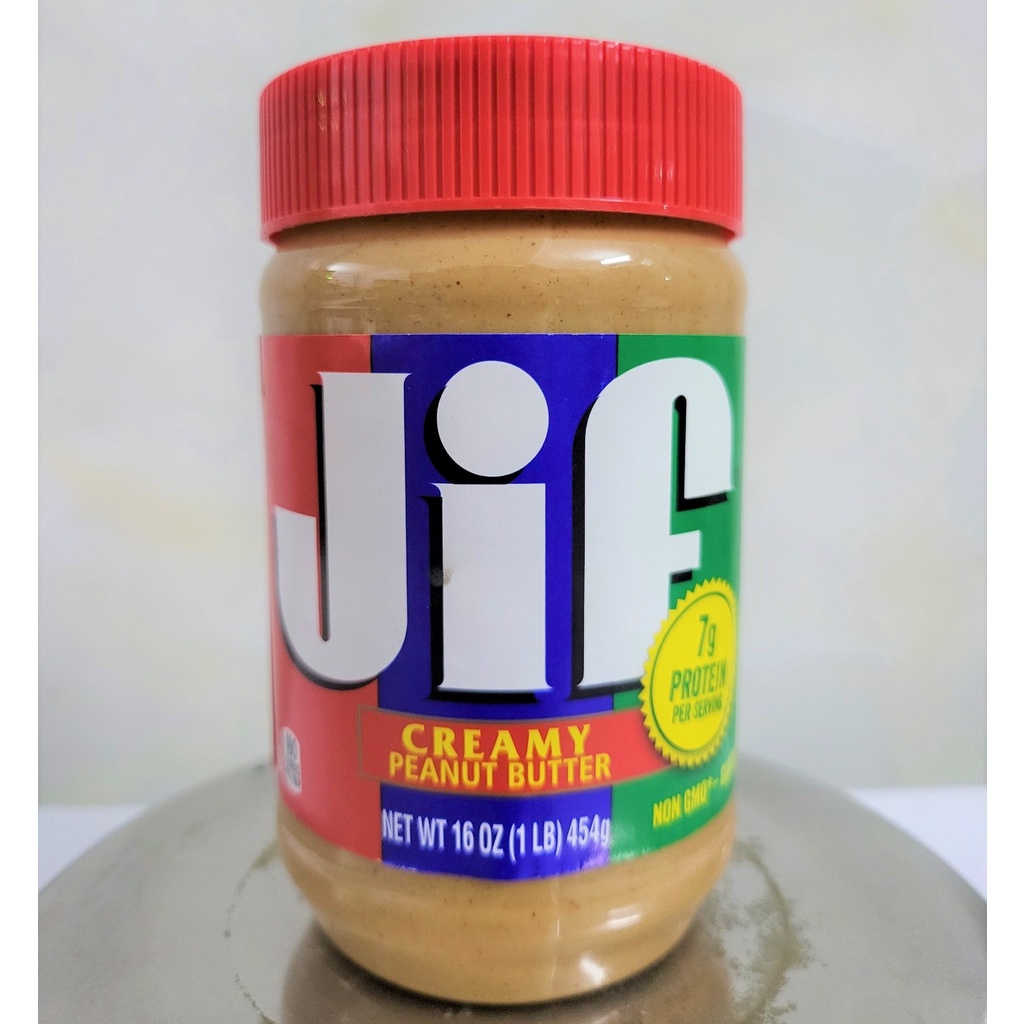 [454g – NẮP ĐỎ] BƠ ĐẬU PHỘNG MỊN [USA] JIF Creamy Peanut Butter