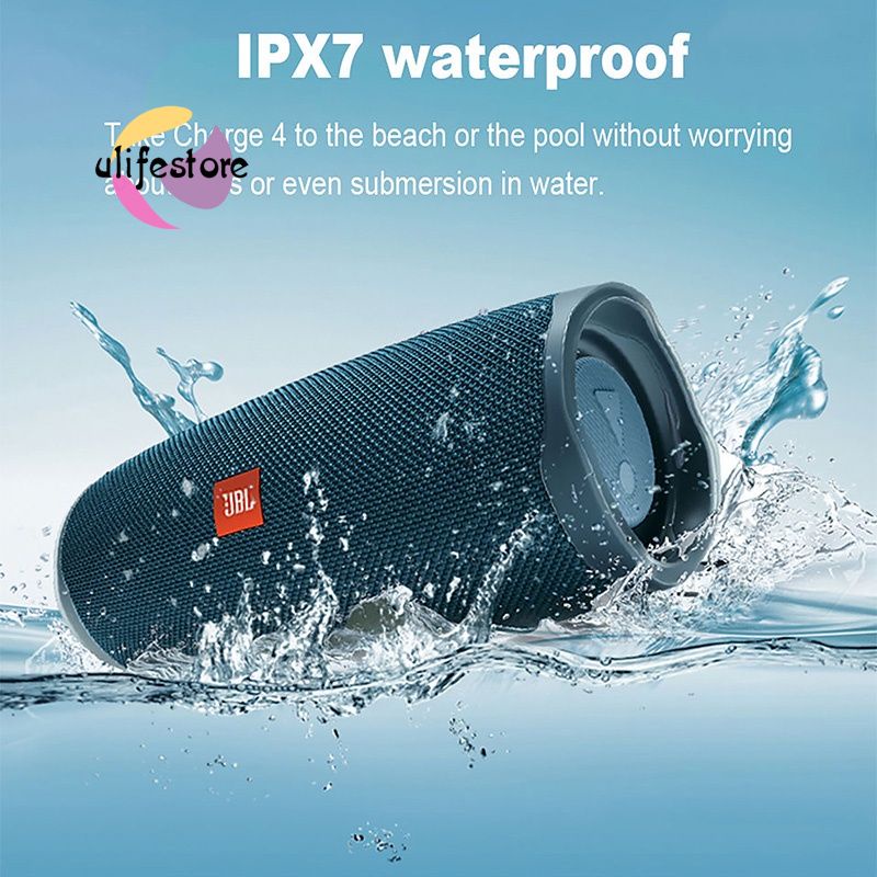 JBL Charge 4 Bluetooth Wireless Speaker Waterproof Outdoor Speaker Music Heavey Deep Bass Sound Speaker ULIFE
