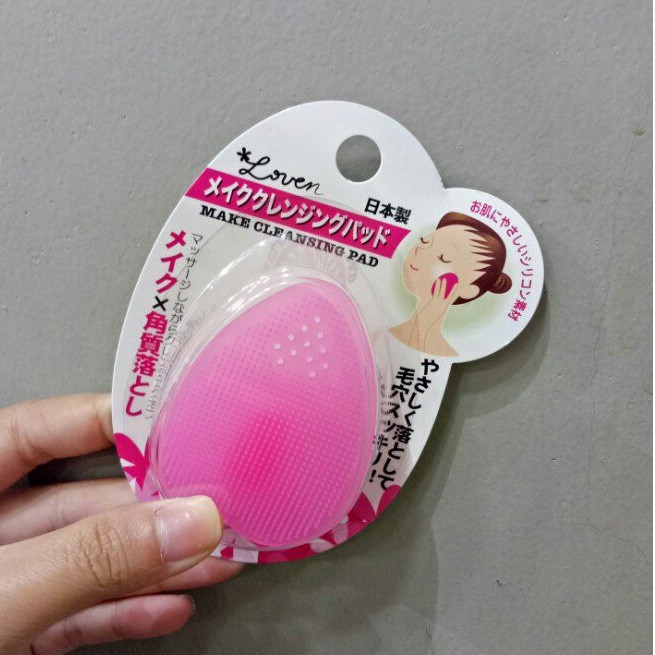 Miếng Rửa Mặt Silicon Seiwapro Loven Make Cleansing Pad Nhật Bản