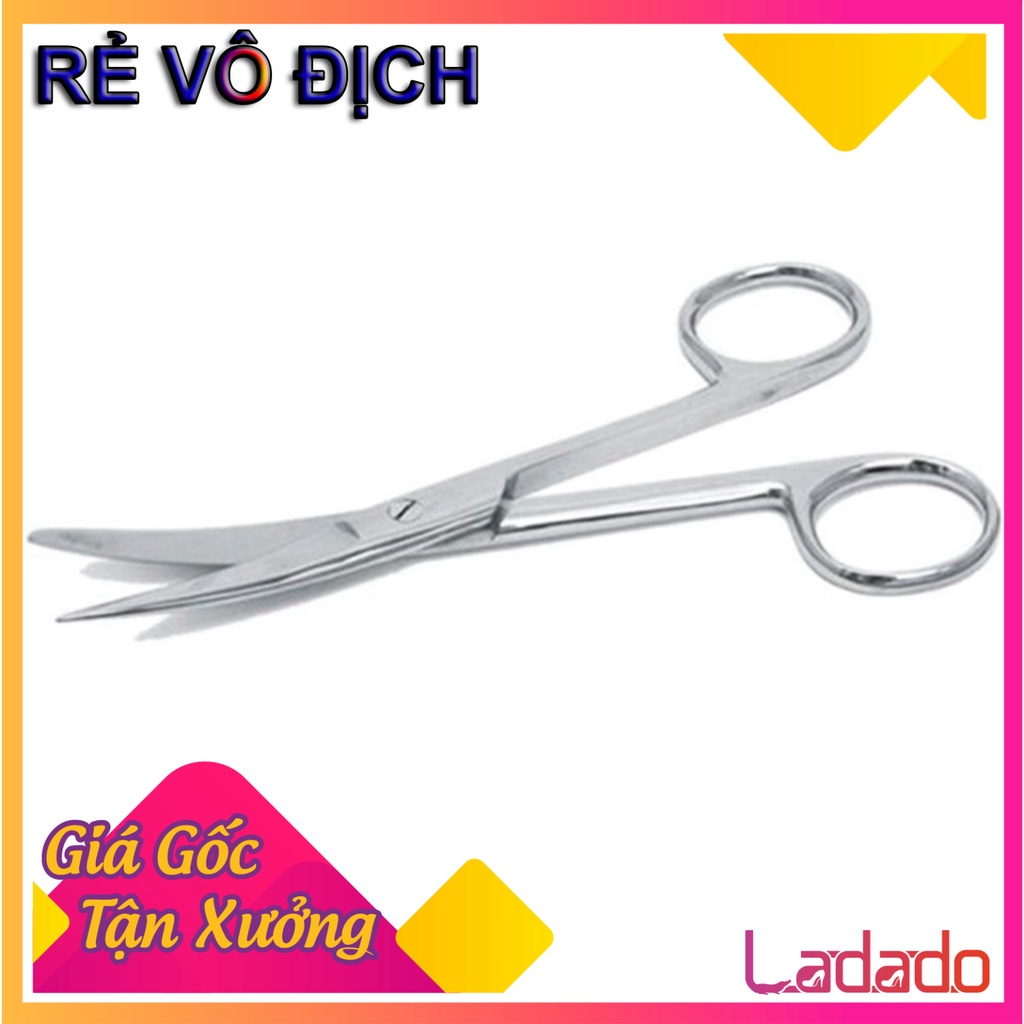 Kéo 10 cm cong 2 đầu nhọn