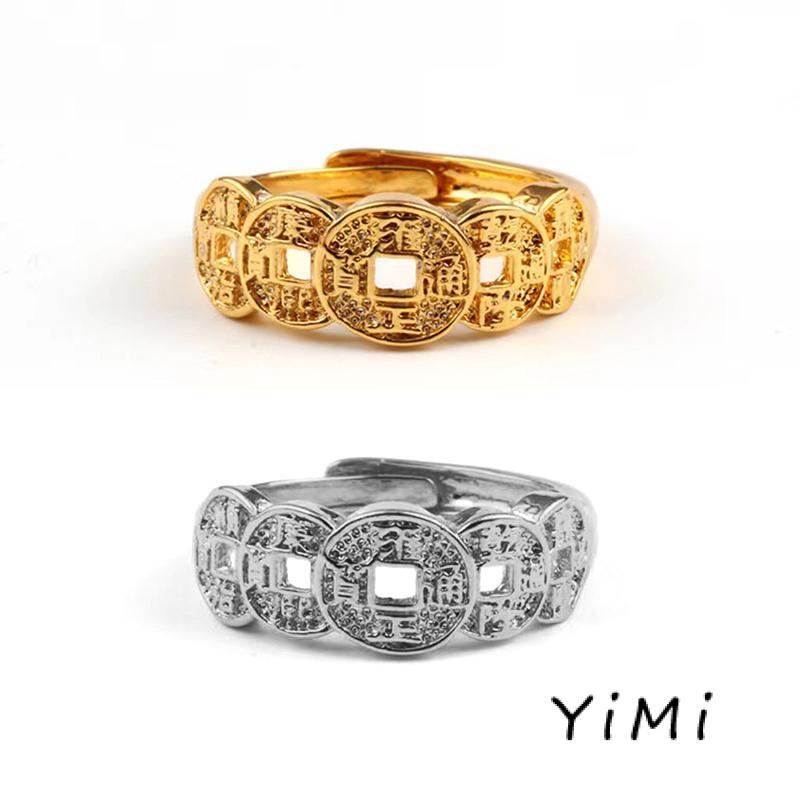 Nhẫn đồng xu trơn , bạc ta cao cấp , nhẫn dày dặn bạc sáng