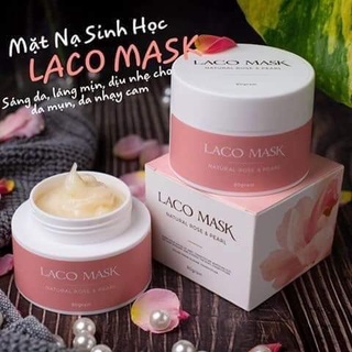 Mặt nạ ngủ Laco Mask 80g chính hãng - Laco Mask Nature Rose & Peal