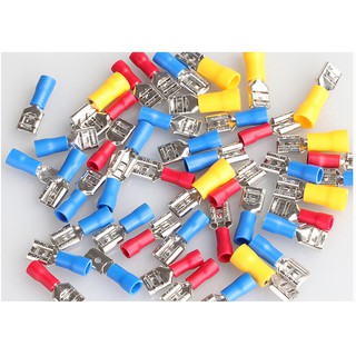 100 cái Đầu cos ghim đồng thau FDD 1.25-250/ FDD 2.5-250/ FDD 5.5-250