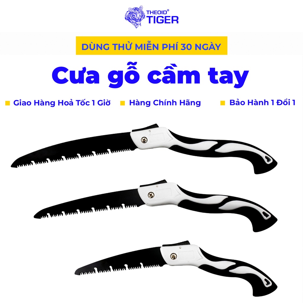 Cưa Gỗ Cầm Tay Gấp Gọn Theoid Tiger lưỡi cưa gỗ thép SK5 - Bảo hành 12 tháng