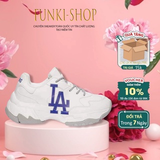 🌼 giày sneaker mlb la đế xám hàn quốc chuẩn auth độn đế-funki shop