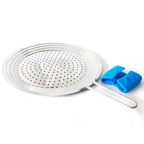 Vỉ chắn dầu inox 304 đậy nồi chảo từ size 22,24,26,28 xuất khẩu