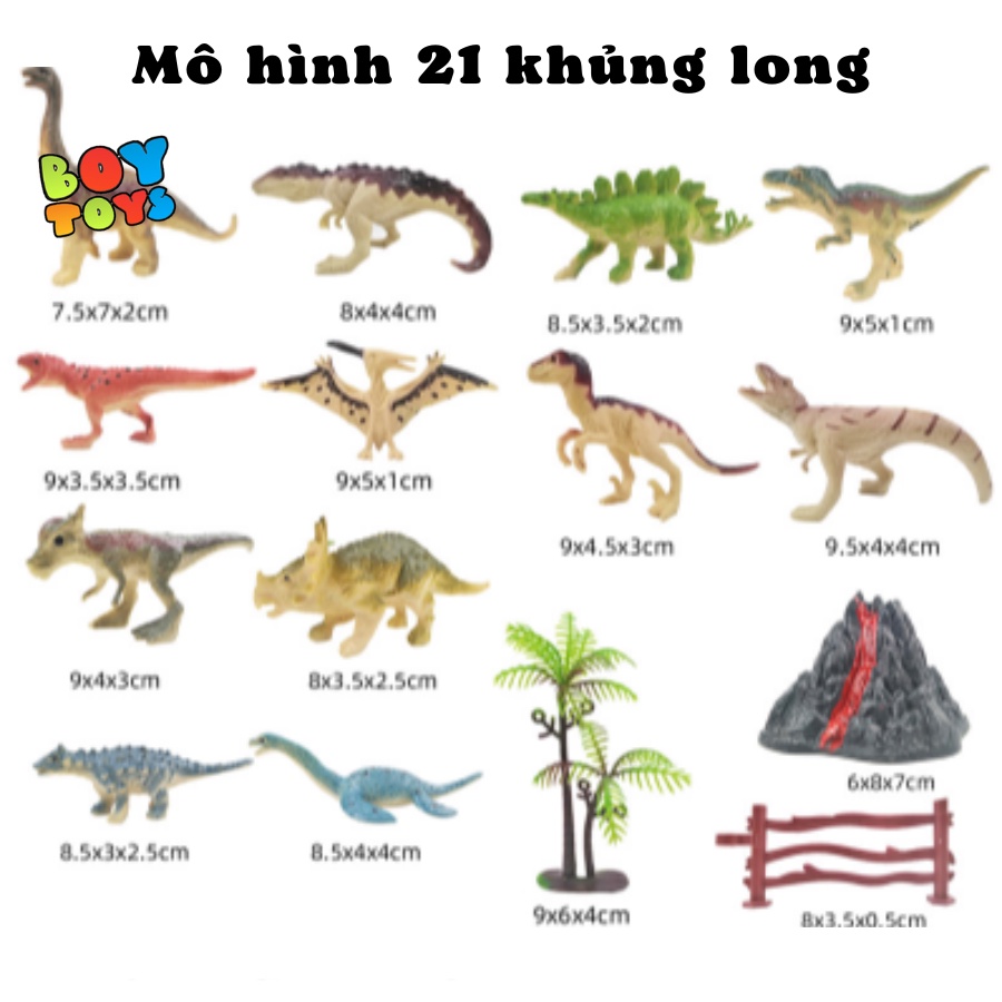 Đồ chơi mô hình công viên khủng long nhiều chi tiết thú vị, chân thật cho bé thỏa sức vui chơi