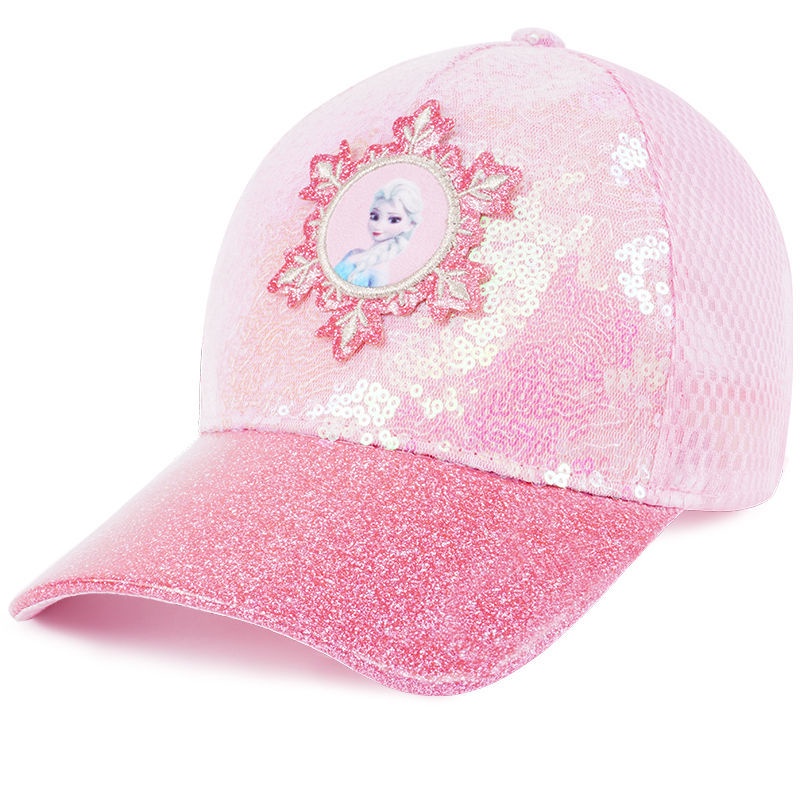 ♛Mũ Lưỡi Trai Họa Tiết Hoạt Hình Disney Dễ Thương Thời Trang Xuân Thu Cho Bé Gái