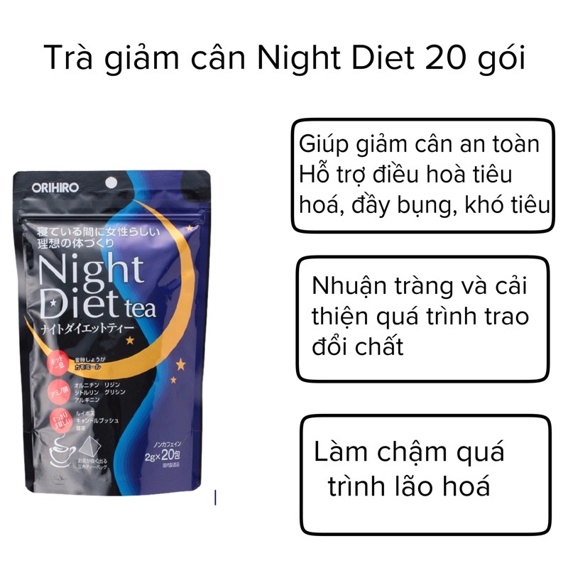 Trà giảm cân ban đêm Diet night