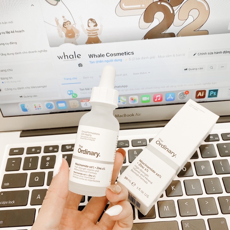 Tinh Chất The Ordinary Niacinamide 10% + Zinc 1% 30ml