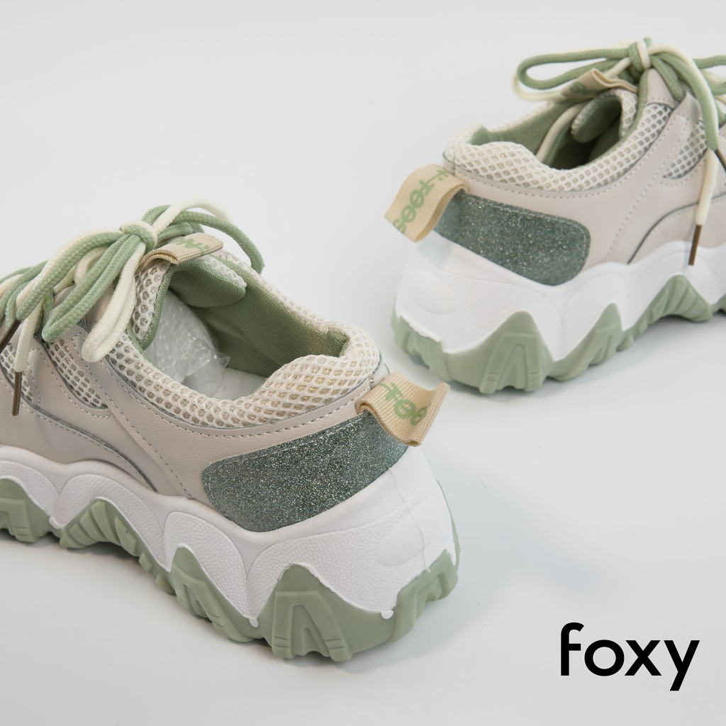 Giày Sneaker Nữ FOXY Tăng Chiều Cao 3 Cm Phong Cách Ulzzang Hàn Quốc - FOX013