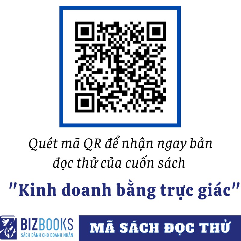 BIZBOOKS - Sách - Kinh Doanh Bằng Trực Giác - 1 BEST SELLER