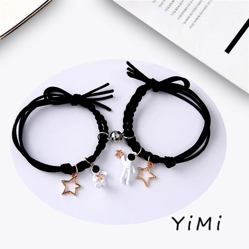 【Yimi.Vn】 Dây Thun Cột Tóc Cặp Đôi Bằng Cao Su Cảm Ứng Trực Tiếp Từ Nhà Sản Xuất Phi Hành Gia Cho Nữ